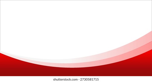 minimal elegant red wave layer modern background for banner, poster, brochure, website. vector illustration	