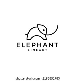 Minimal Elephant Logo Design Vector Stock Vector (Royalty Free ...
