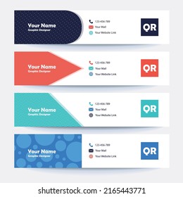 Minimal Email Signature Template Design 