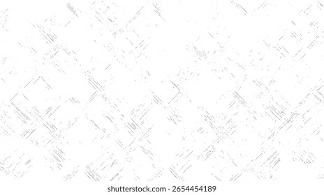 Plano de fundo mínimo de textura de padrão de linha gravada. Marcas de grunge geométricas abstratas com espaçamento limpo. Layout moderno de alto contraste para uso de design.
