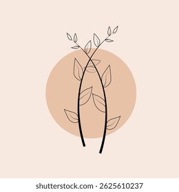 Minimal eye catching decodable leaf 