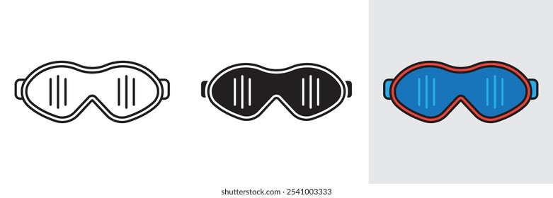 Minimal eyeglasses icon. Vector protective eyeglasses, optical glasses, healthy eyeglasses, web icons and entertainment.