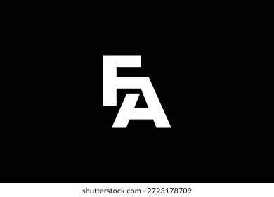 Modelo De Logotipo De Monograma F A Mínimo