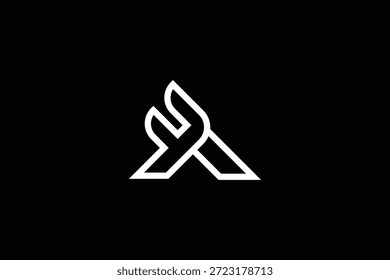 Modelo De Logotipo De Monograma F A Mínimo