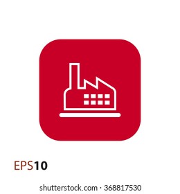 Minimal factory icon for web
