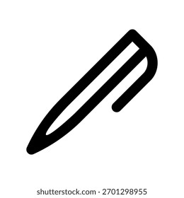 A minimal flat design icon with a modern look pen