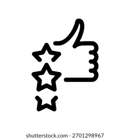 Un icono de diseño plano mínimo con un aspecto moderno alta calificación