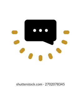 A minimal flat design icon with a modern look dialog