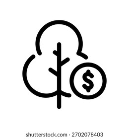 A minimal flat design icon with a modern look deposit