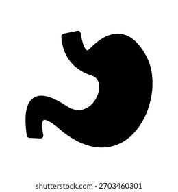 Ein minimales flaches Design-Symbol mit einem modernen Look Bauch
