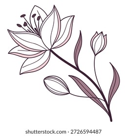 Ilustración vectorial plana mínima de una flor con un diseño limpio y moderno. Este Vector floral simple y elegante es ideal para logotipos, marcas, publicaciones en redes sociales, Sitios web, carteles, invitaciones, tarjetas de felicitación, empaques, arte mural y proyectos digitales o impresos. El estilo minimalista, las líneas suaves y el aspecto contemporáneo hacen que esta ilustración sea perfecta para diseñadores creativos. Vector totalmente editable y escalable, apto para uso comercial y personal.
