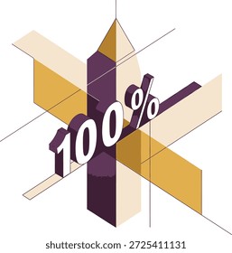 Ilustração de vetor plana mínima que representa conceitos de sucesso, aprovação, qualidade e confiança. Design geométrico limpo com formas simples e linhas suaves, adequado para branding de negócios, materiais de marketing, web design, aplicações móveis, ícones de interface do usuário, gráficos de mídia social, apresentações e conteúdo promocional. Arte vetorial escalável moderna isolada em um fundo limpo, ideal para uso comercial e criativo.