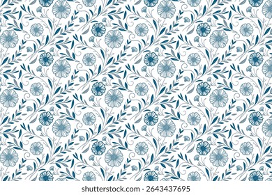 minimal floral composition in one line outline with organic elements ideal for wrapping paper textile packaging and table top decor

