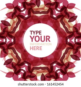 Minimal floral lines pattern for background decoration, banners, abstract template, flower