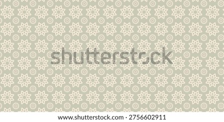 Minimal Floral Seamless Pattern Soft Decorative Background