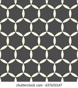 Diseño gráfico mínimo de flores. Patrón Hexagonal sin manchas. Textura geométrica vectorial