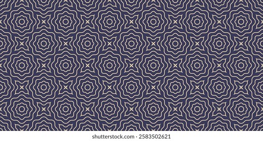 Minimal flower seamless abstract pattern background ornamental design