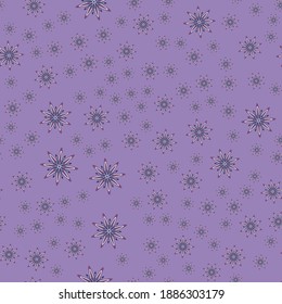 Minimal flower seamless pattern vector illustration. Floral design for wrapping paper. Simple flower bloom seamless background. Vector organic illustration with abstract chamomile.