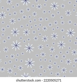 Minimal flower seamless pattern vector illustration. Floral design for textile print. Laconic simple flower seamless background. Cute flat botanical illustration with abstract daisy.