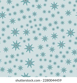 Minimal flower seamless pattern vector illustration. Floral design for fabric interior decor. Spring simple flower seamless background. Ornament illustration with abstract chamomile.