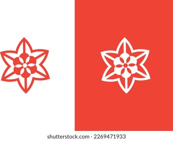 Logo-Design Minimal und Blumen