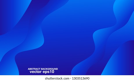 Minimal fluid abstract background. Futuristic gradient shapes design. Creative illustration ideal for covers, web and social media. Vector eps10.