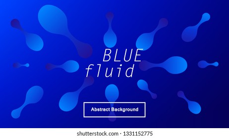 Minimal fluid abstract background. Futuristic gradient shapes design. Creative illustration ideal for covers, web and social media. Vector eps10.