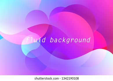 Minimal fluid abstract background. Futuristic gradient shapes design. Creative illustration ideal for covers, web and social media. Vector eps10.