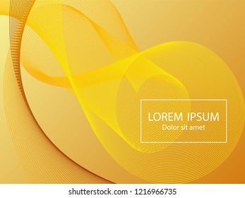 Minimal fluid curve shapes composition. Landing page template vector. Colorful background design. Futuristic poster design. Wavy geometric curve lines grid texture swirl abstract background.