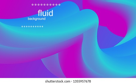 Minimal fluid trendy abstract background. Futuristic gradient shapes design. Creative illustration ideal for covers, web and social media. Vector eps10.
