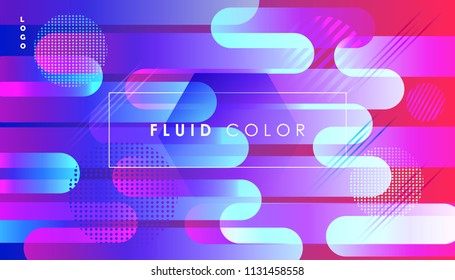 Minimal fluid vibrant color gradient bubbles float shapes and lines, dynamic reflection, colorful abstract wallpaper, headline vector template, business futuristic trendy design concept, banner, flyer