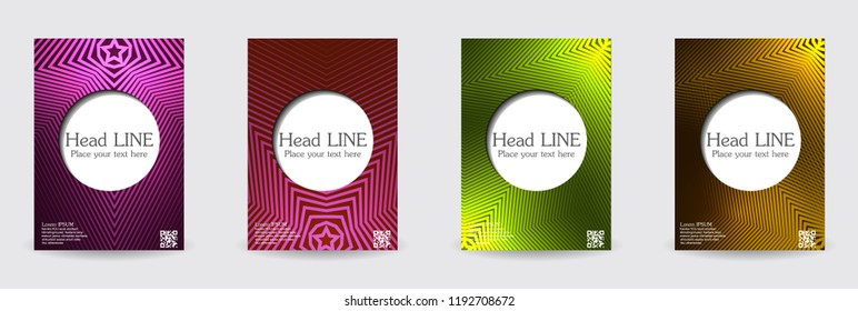 Minimal flyer cover business brochure vector design, Annual report for presentation.