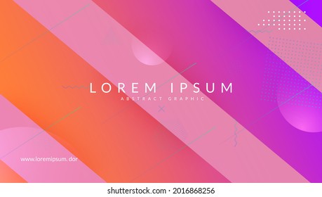 Minimal Flyer. Vibrant Page. 3d Landing Page. Wave Neon Background. Rainbow Shapes. Violet Graphic Cover. Spectrum Invitation. Modern Shape. Lilac Minimal Flyer