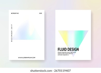 Minimal Foil. Crystal Vector. Pearlescent Presentation. Geometric Pattern. Blue Minimalist Paper. Business White Template. Plastic Effect. Purple Minimal Foil
