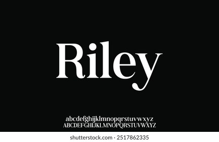 Minimal font creative classy alphabet. Typography minimalistic font . vector illustration