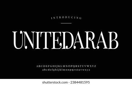 Minimal font creative modern alphabet. Typography with dot regular and number. minimalist style fonts set. vector illustration