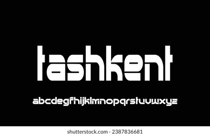 Minimal font creative modern alphabet. Typography with dot regular and number. minimalist style fonts set. vector illustration