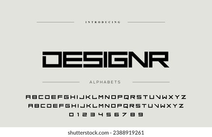 Minimal font creative modern alphabet. Typography thin line regular lowercase. minimalist style fonts set. vector illustration