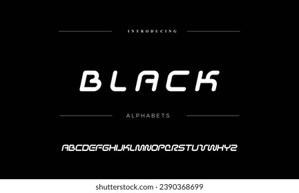 Minimal font creative modern alphabet. Typography with dot regular and number. minimalist style fonts set. vector illustration