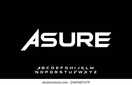Minimal font creative modern alphabet. Typography with regular and number. minimalist style fonts set.