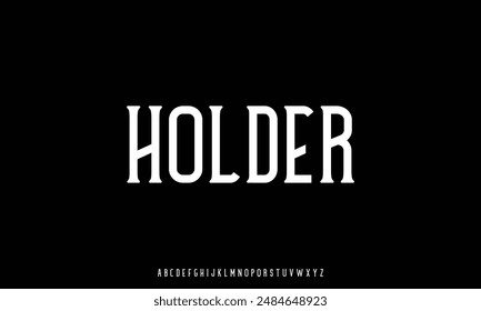 Minimal font creative modern alphabet. Typography with elegant regular and number. minimalist style fonts set.