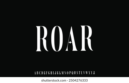 Minimal font creative modern alphabet. Typography with dot regular and number. minimalist style fonts set.