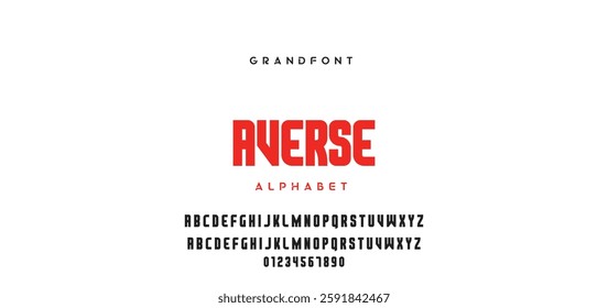 Minimal font creative modern alphabet. Typography with dot regular and number. minimalist style fonts set. vector illustration