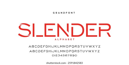 Minimal font creative modern alphabet. Typography with dot regular and number. minimalist style fonts set. vector illustration