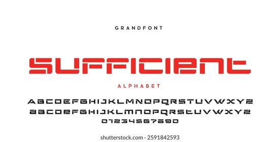 Minimal font creative modern alphabet. Typography with dot regular and number. minimalist style fonts set. vector illustration