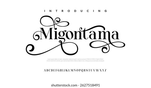 Minimal font creative modern alphabet. Typography with dot regular and number. minimalist style fonts set. vector illustration	