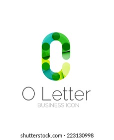 Diseño de letra o logotipo de letra mínimo aislado en blanco