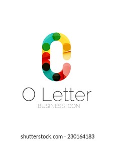 Minimal font or letter logo design isolated on white