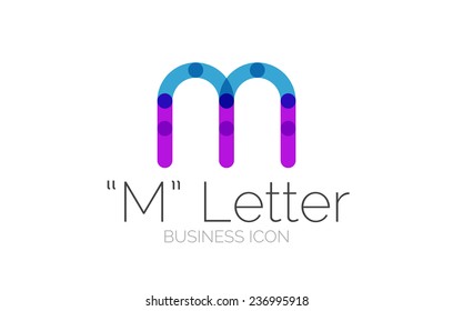 Diseño de letra o logotipo de letra mínimo aislado en blanco
