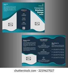 Minimal and formal brochure design